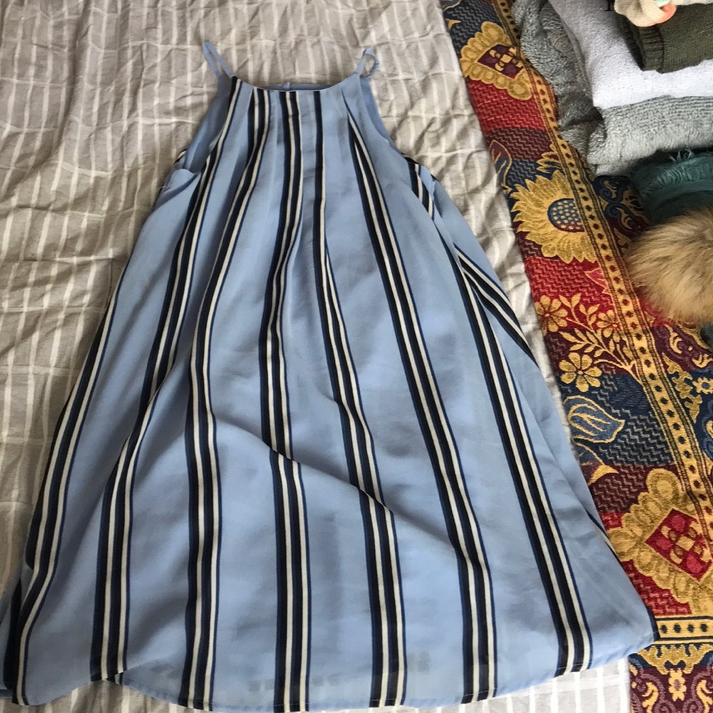 High neck dress